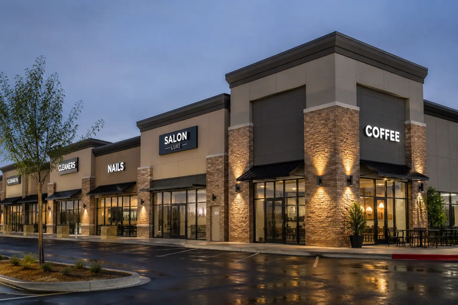 Commercial exterior